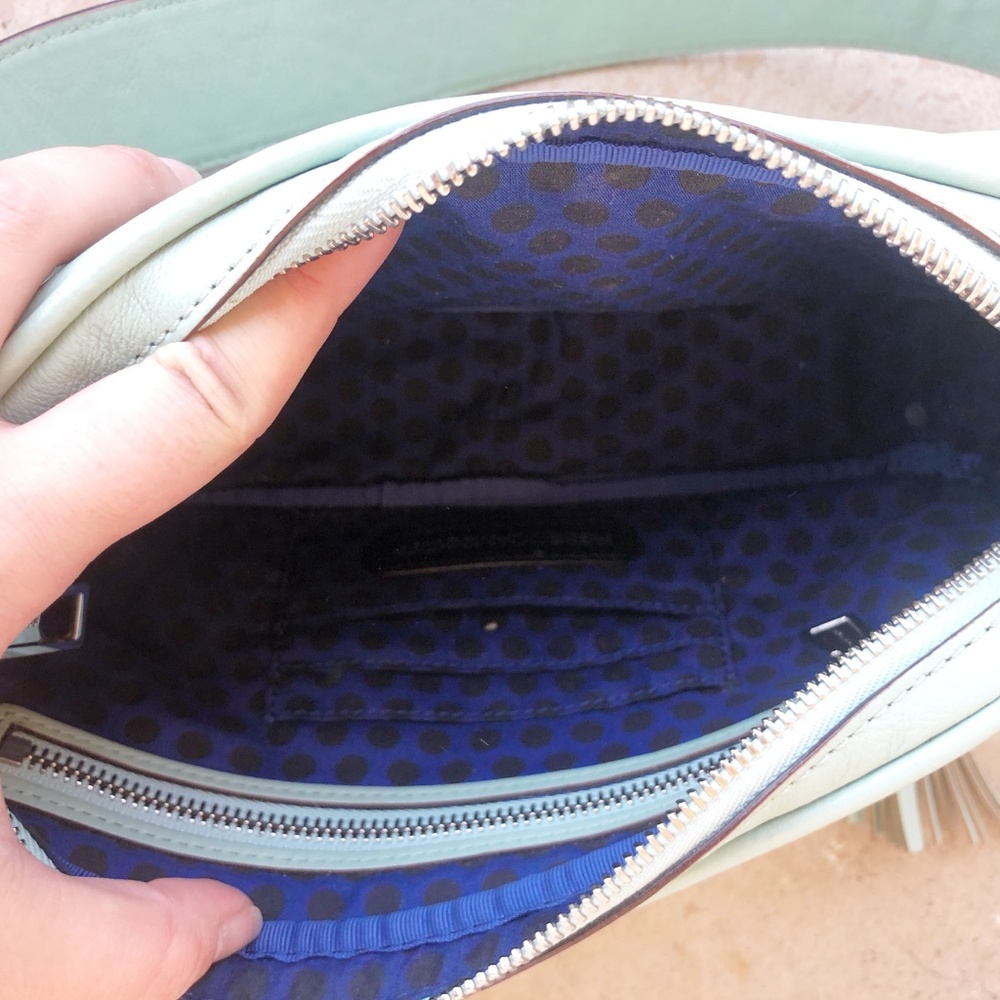Rebecca Minkoff Turquoise Envelope Shoulder Bag - Picture 7 of 8